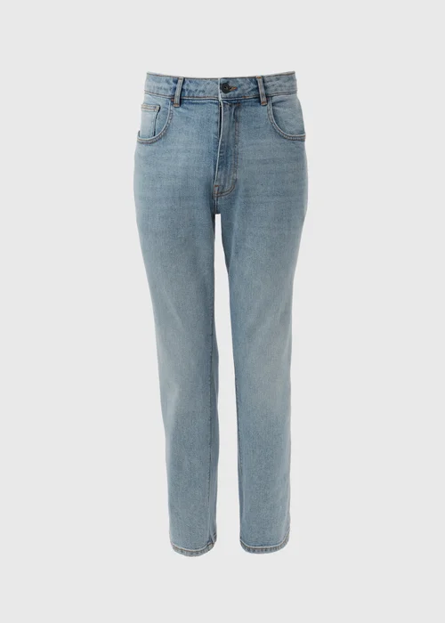 Light Wash Relaxed Fit Denim Jeans - 32 Waist Regular Image 5