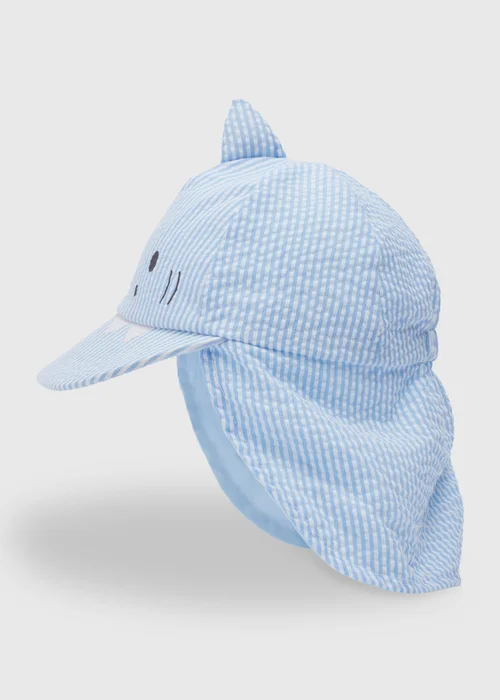 Baby Blue Stripe Shark Keppi - Age 0 - 3 Months Image 2