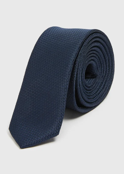 Boys Navy Tie (7-13yrs) - Age 7 - 13 Years Image 1