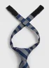Boys Navy Stripe Strap-Fastening Tie (3-6yrs) - Age 3 - 6 Years Image 2