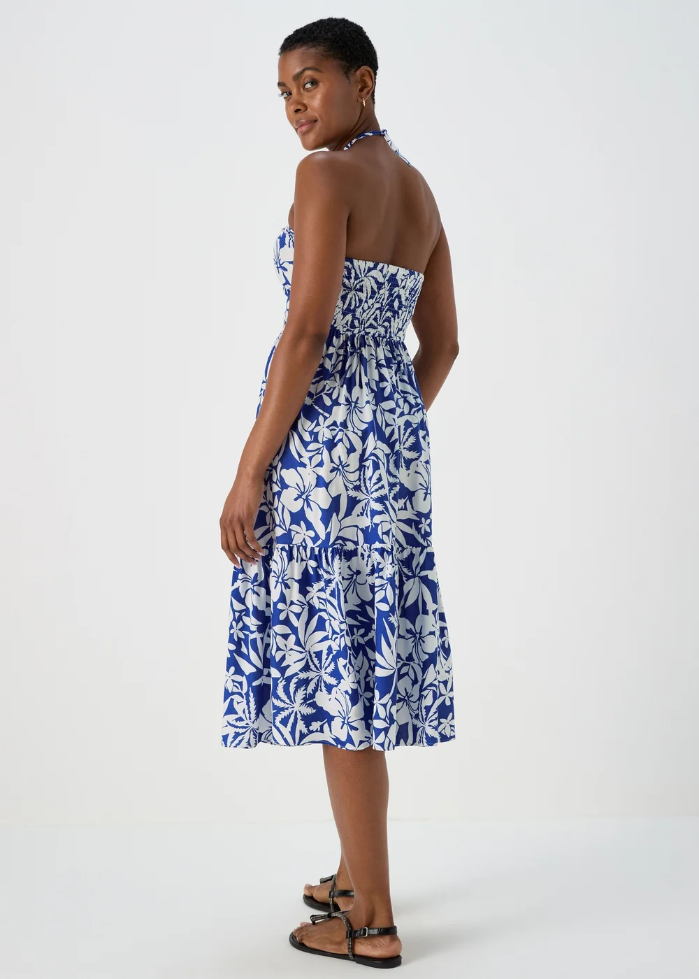 bandeau ruched midi dress Spontaneity Zebra Print Bandeau Ruched Midi Dress Club L London
