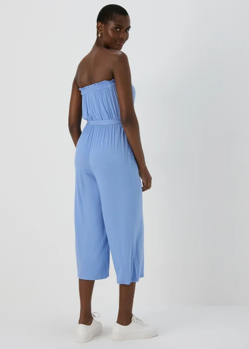 Blue Bandeau Jersey Jumpsuit - 8 Image 2