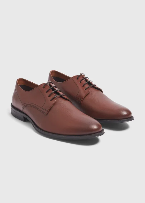 Taylor & Wright Brown Leather Derby Shoes - Size 6 Image 1