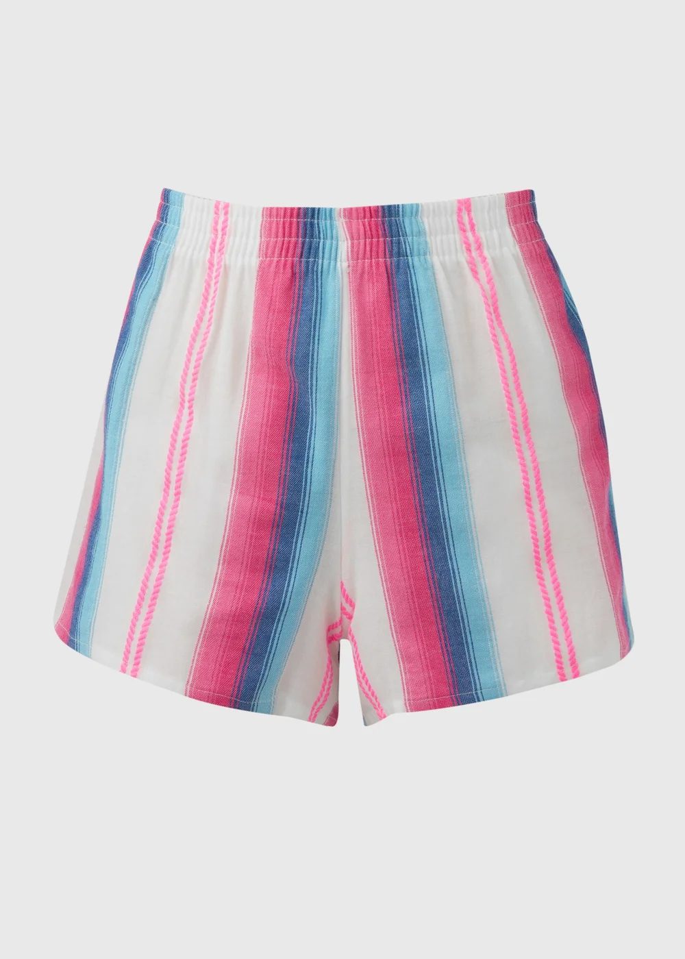 Multicoloured Jacquard Shorts - XS Image 4