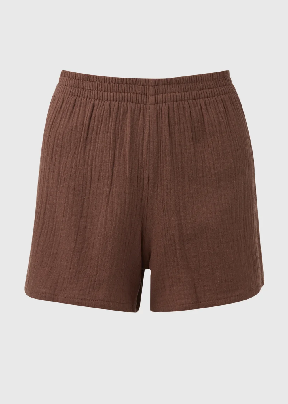 Mocha Double Cloth Shorts - XS Image 4