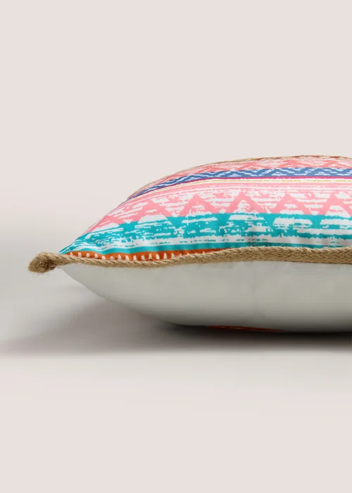 Outdoor Multicolour Crab Print Cushion (43cm x 43cm) Image 2
