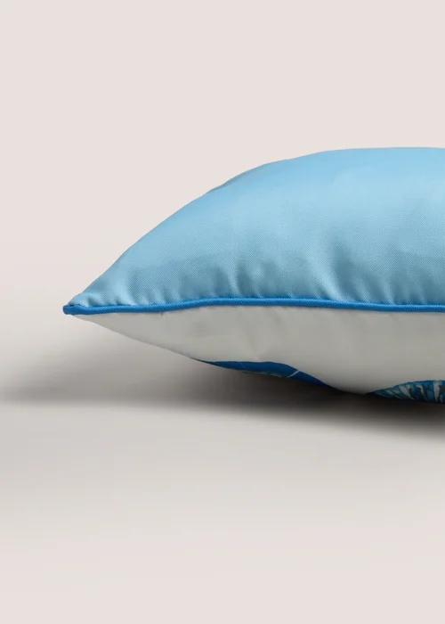 Outdoor Blue Foil Shell Print Cushion (43cm x 43cm) Image 2