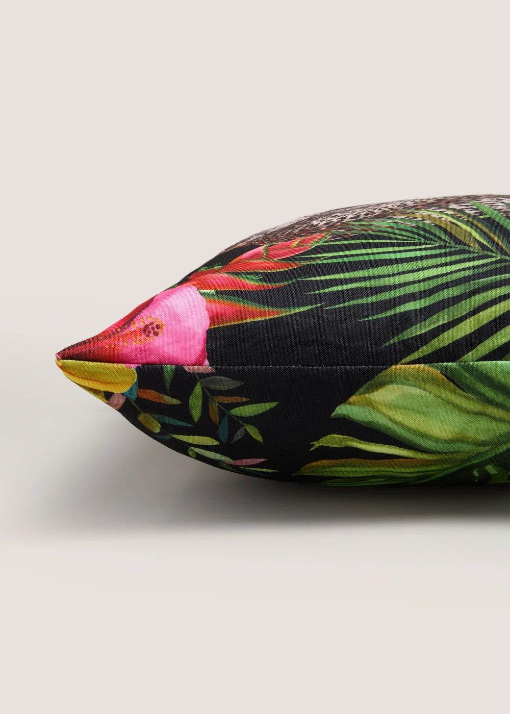 Outdoor Multicoloured Jaguar Print Cushion (43cm x 43cm) Image 2