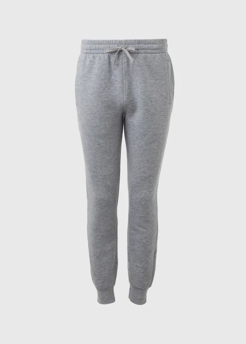 Grey Cuffed Slim Fit Joggers - XS Image 5