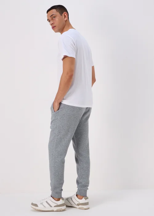Grey Cuffed Slim Fit Joggers - XS Image 2