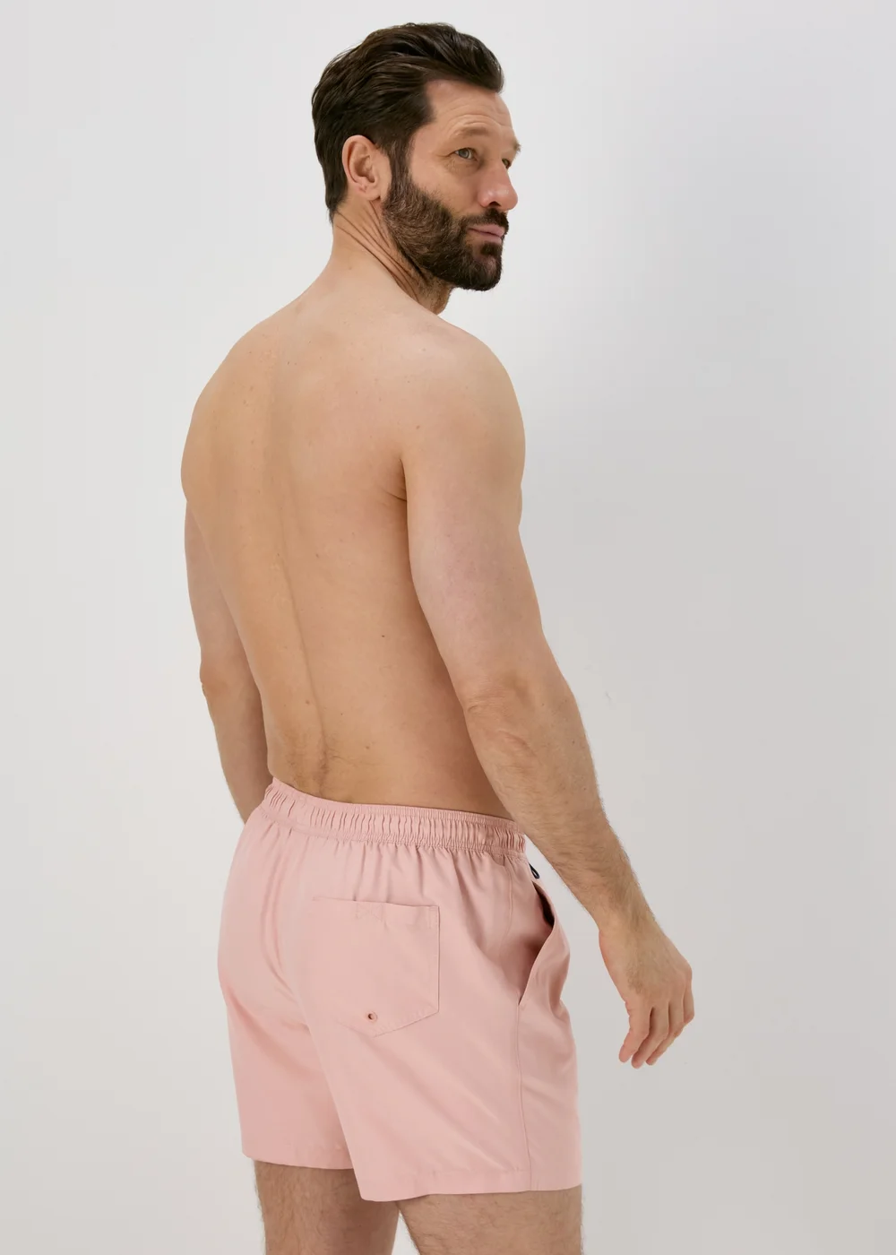 Pink Embroidered Swim Shorts - S Image 2
