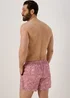 Pink Floral Print Swim Shorts - Small Image 2