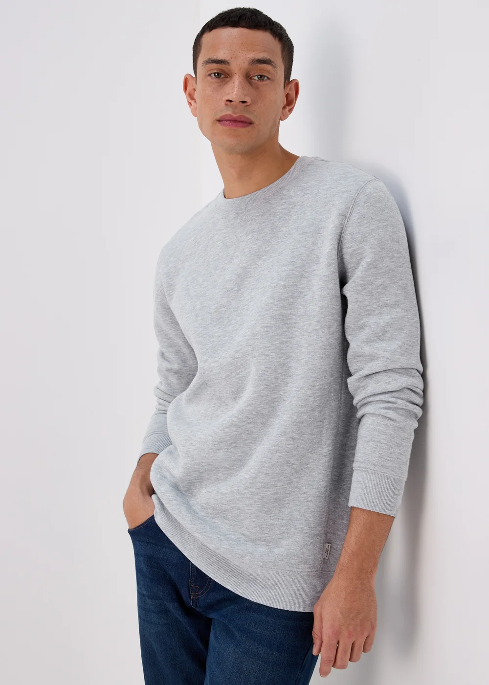 Grey Essential Sweatshirt - S Image 3