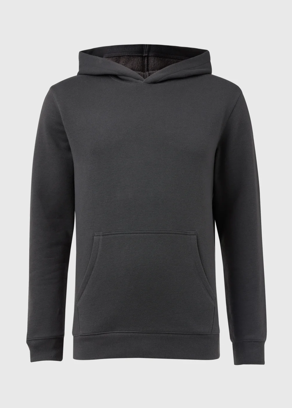 Charcoal Pull On Essential Hoodie - S Image 5