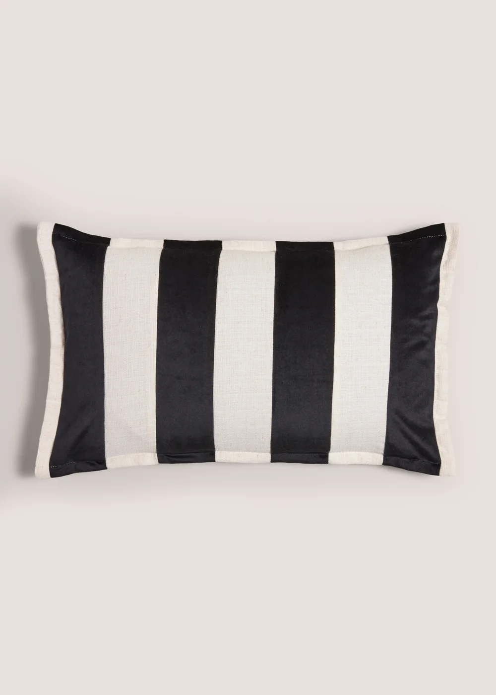 Stripe Velvet Cushion Image 1