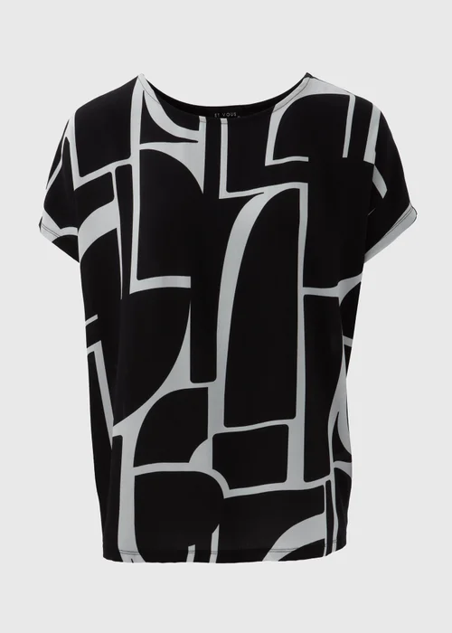 Et Vous Monochrome Abstract T-Shirt - 8 Image 3