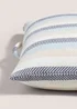 Indigo Stripe Woven Floor Cushion (70cm x 70cm) Image 2