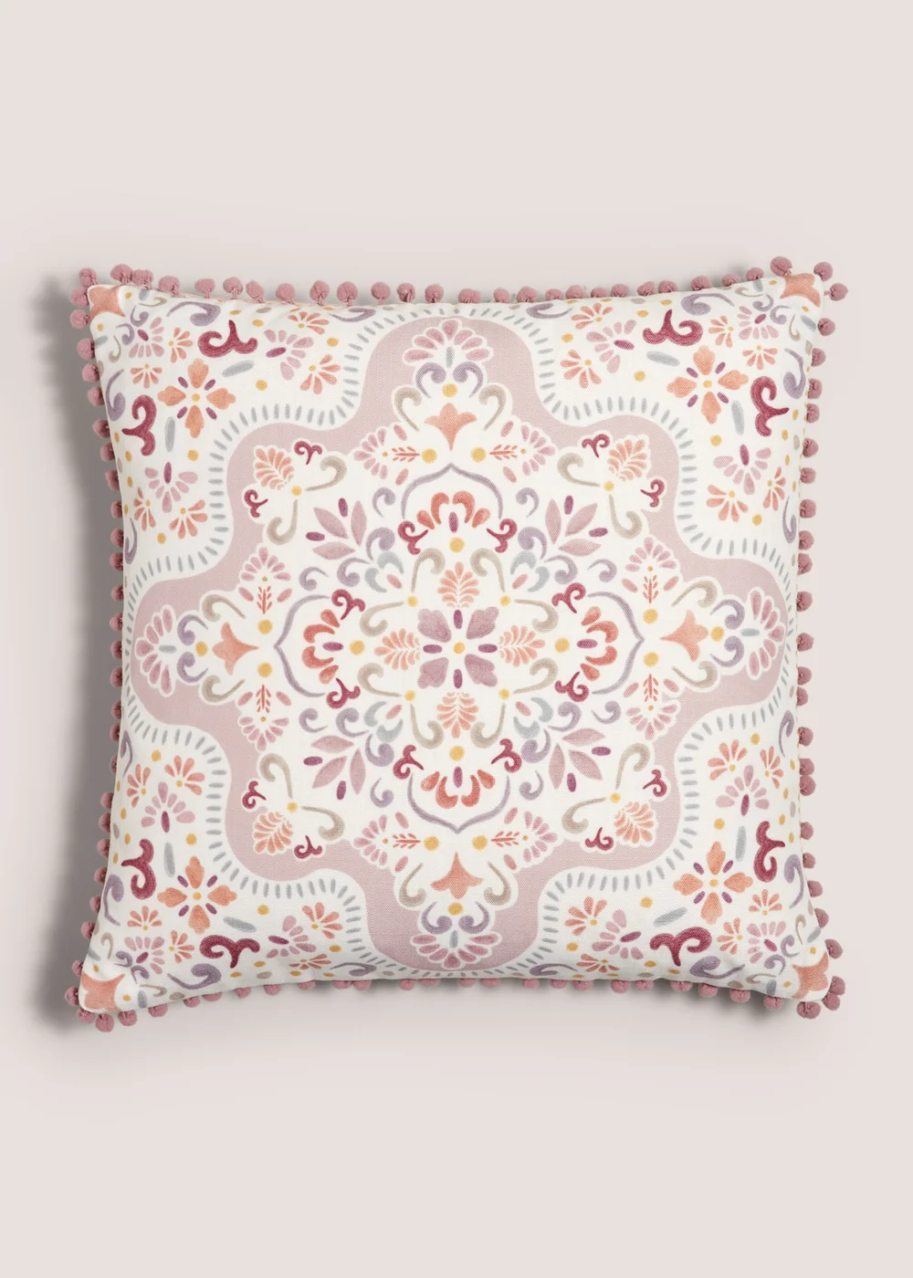 Multicolour Artisan Mandala Cushion (43cm x 43cm) Image 1