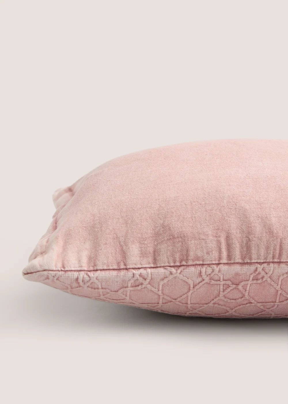 Pink Embroidered Cushion (43cm x 43cm) Image 2
