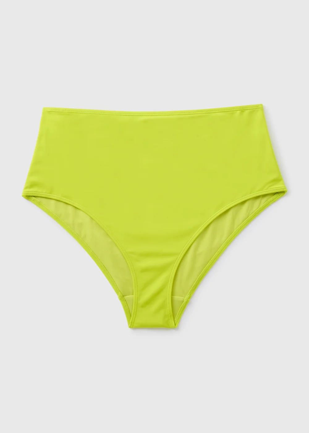 Lime High Waisted Shapewear Bikini Bottoms - 6 Image 3