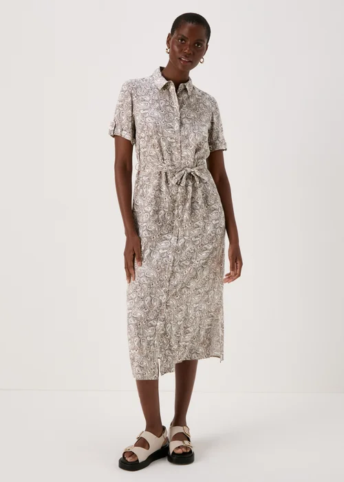 Stone Paisley Viscose Dress - 8 Image 4