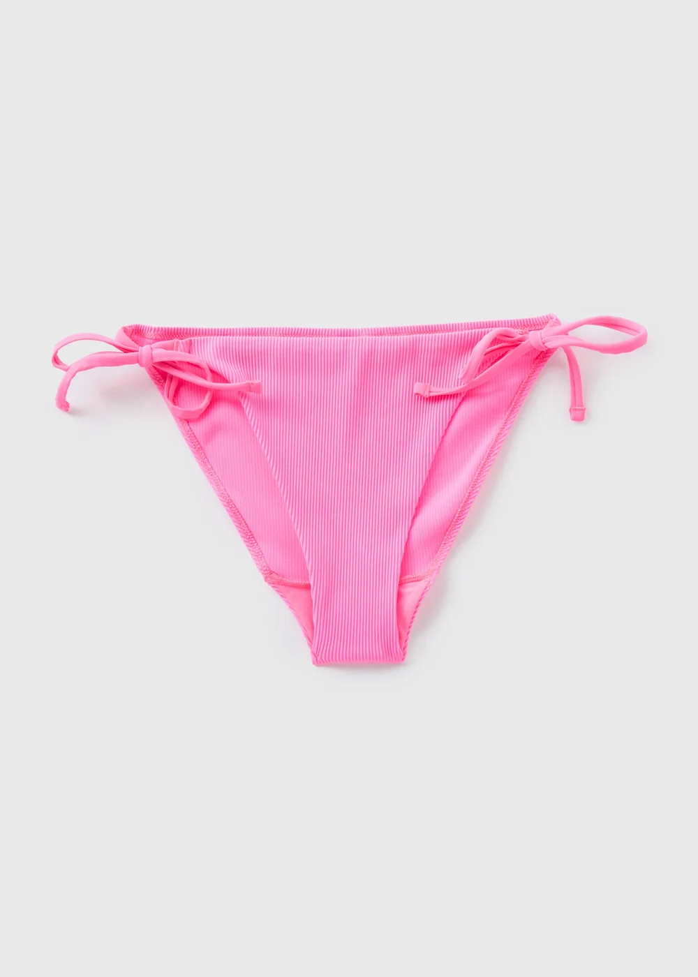 Pink Textured Bikini Bottoms - 6 Image 4