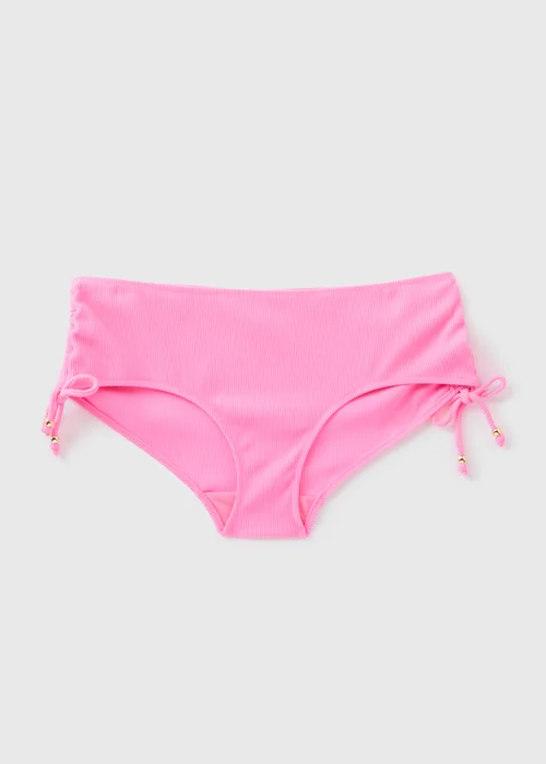 Pink Textured Short Briefs - 6 Image 4