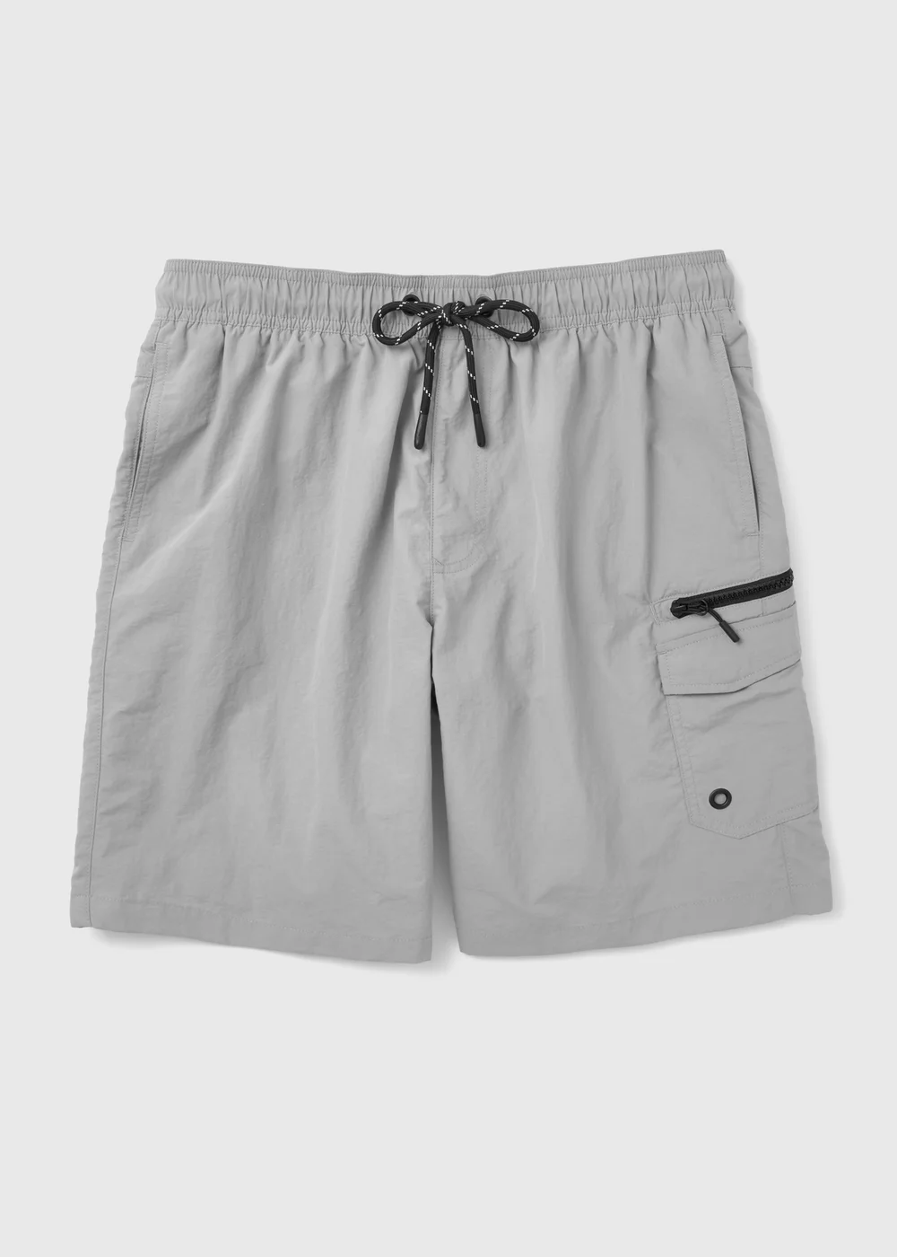 Grey Cargo Swim Shorts - S Image 4