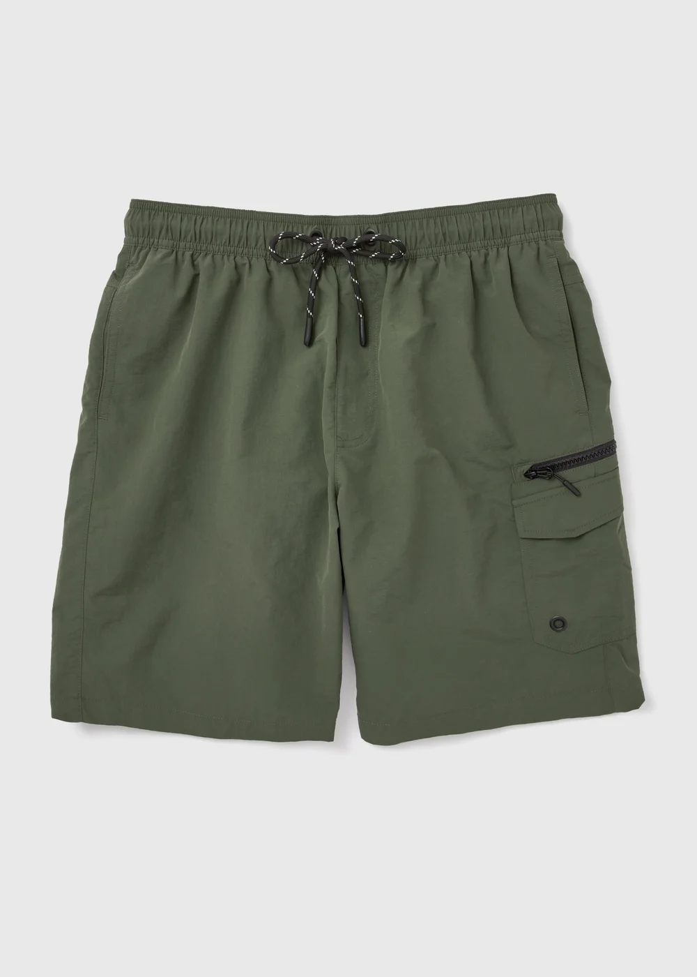 Khaki Cargo Swim Shorts - S Image 4