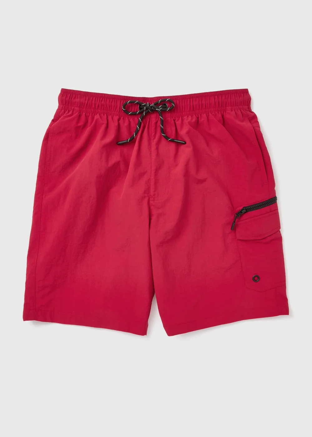 Red Cargo Swim Shorts - S Image 4