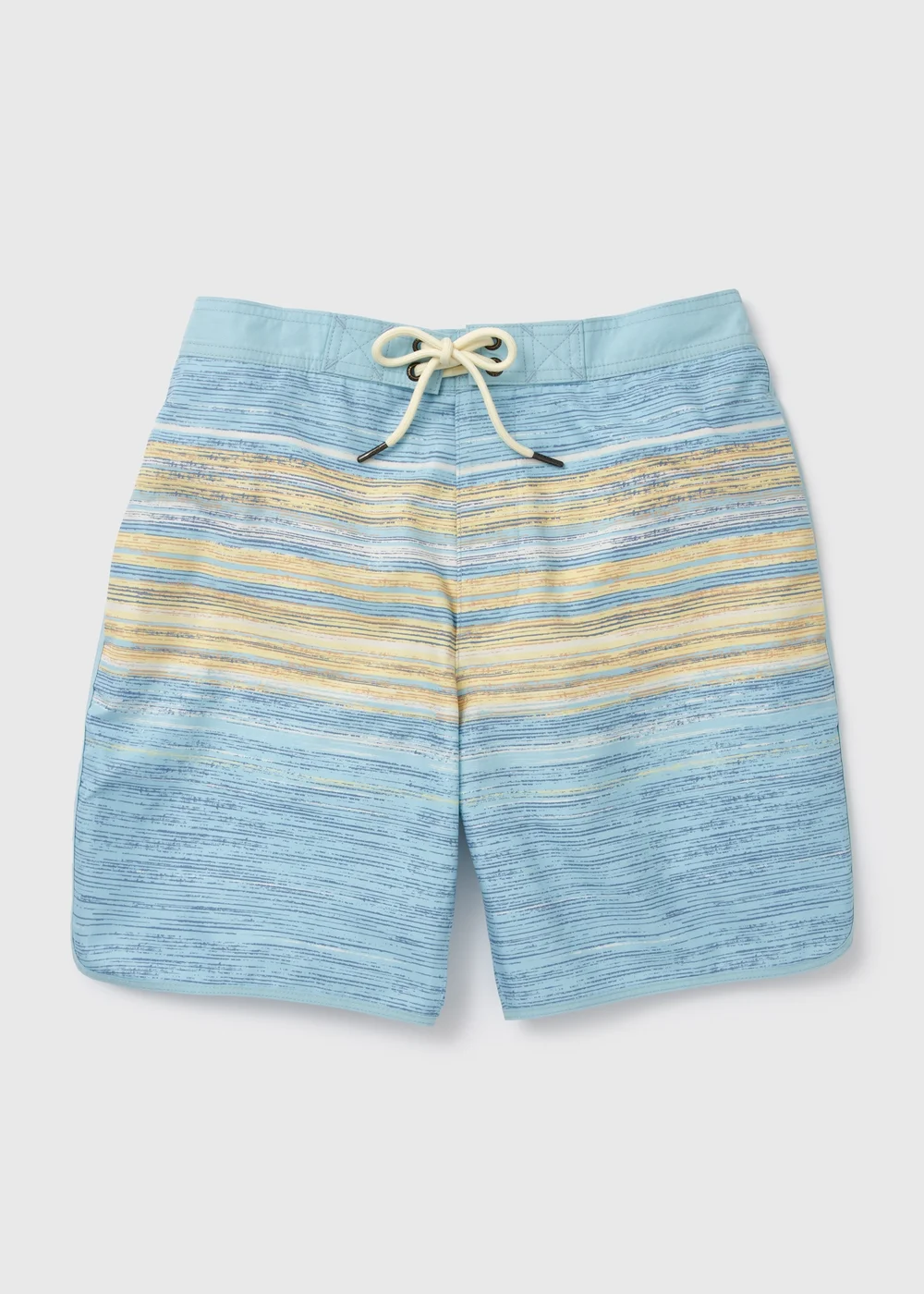 Blue Sketchy Stripe Swim Shorts - S Image 4