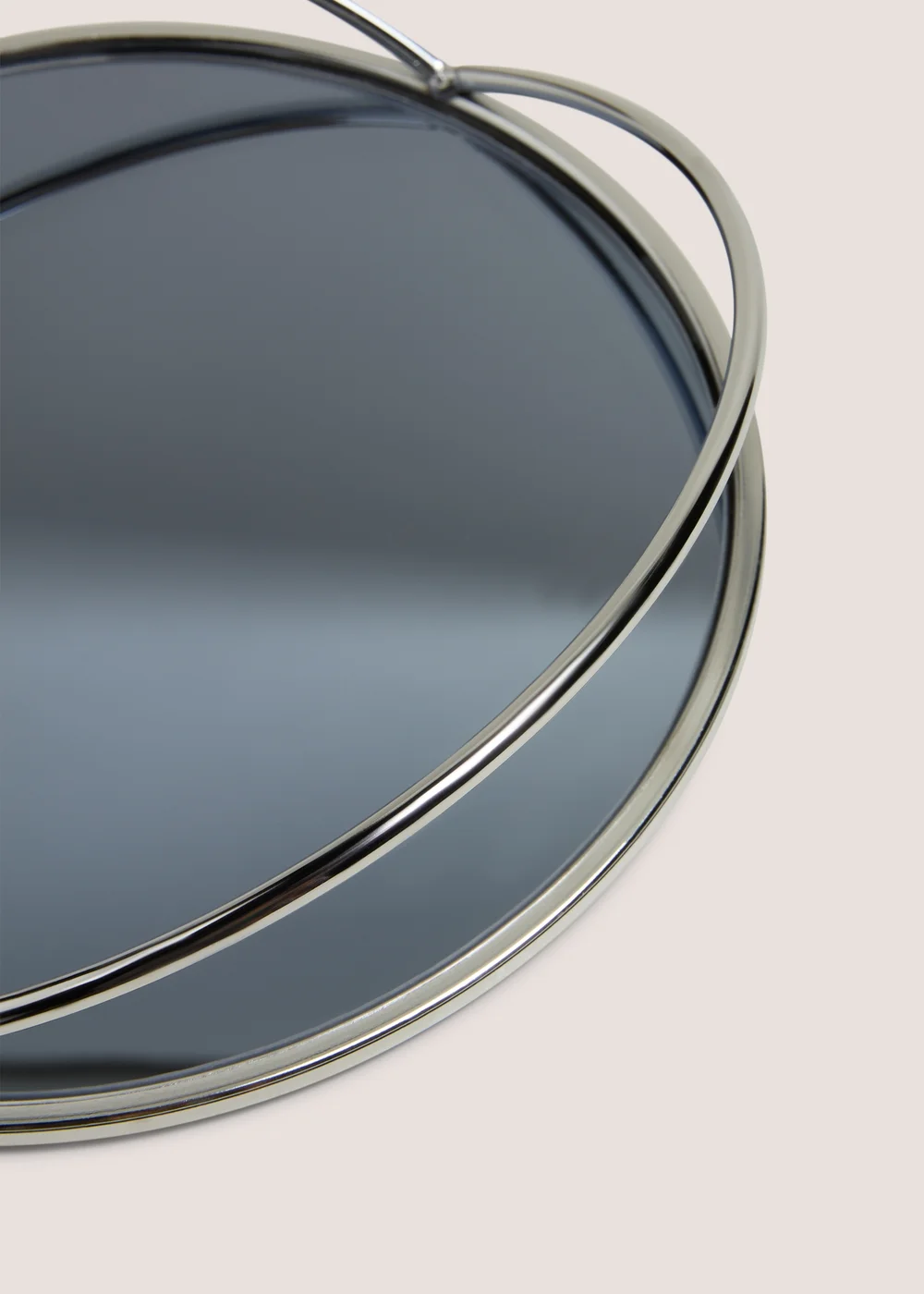 Black Mirrored Tray (29.5cm x 29.5cm x 5.6cm) Image 2
