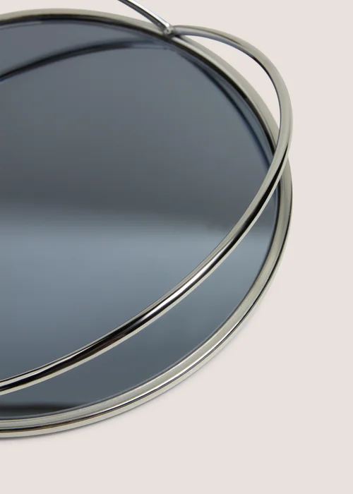 Black Mirrored Tray (29.5cm x 29.5cm x 5.6cm) Image 2