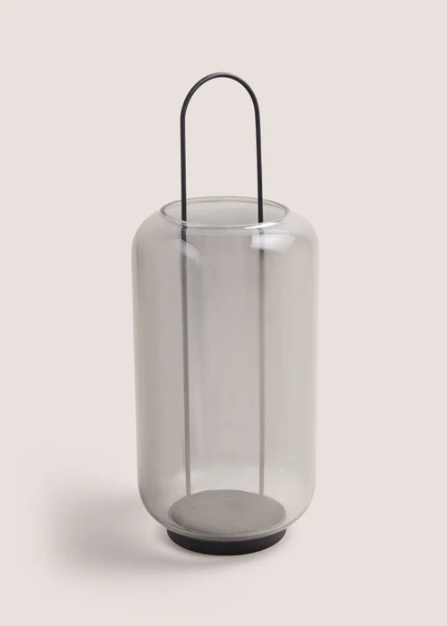 Hurricane XL Chrome Lantern (50cmx20cmx20cm) Image 1