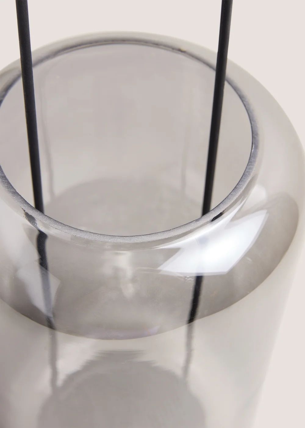 Hurricane XL Chrome Lantern (50cmx20cmx20cm) Image 2