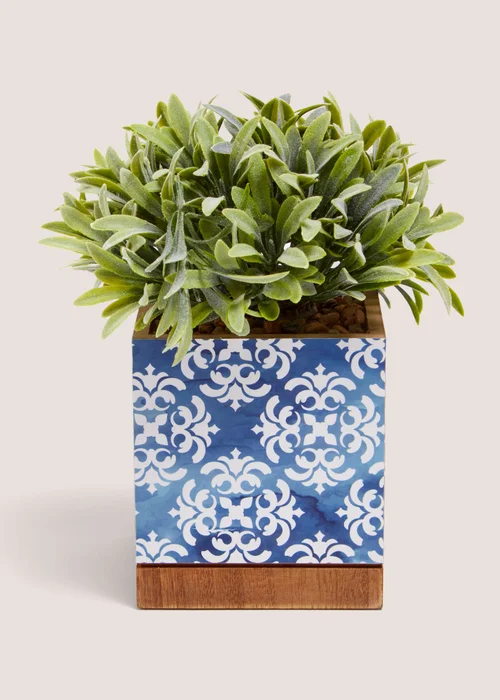 Shrub In Moroccan Pot (20cm x 15cm x 15cm) Image 1