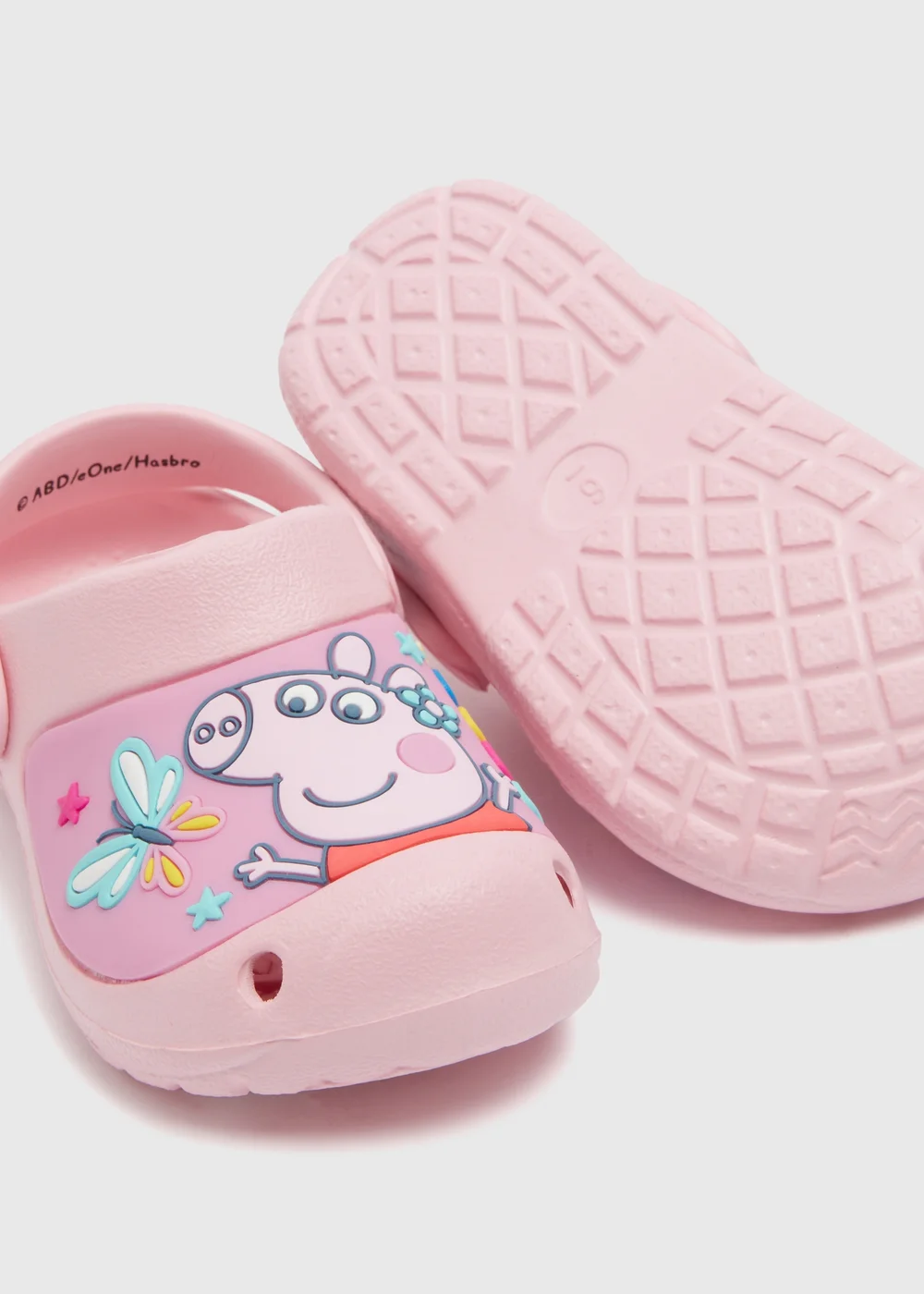 Peppa Pig Girls Pink Clogs (Younger 4-9) - Size 4 Infants Image 2