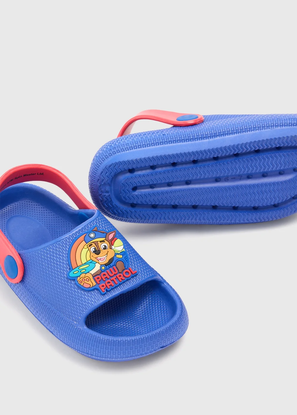 Paw Patrol Boys Blue Cloud Sliders (Younger 4-11) - Size 4 -5 infants Image 2