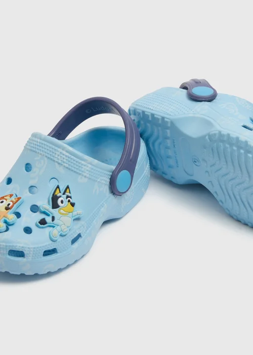 Bluey Kids Blue Badge Clogs (Younger 4-9) - Size 4 Infants Image 2