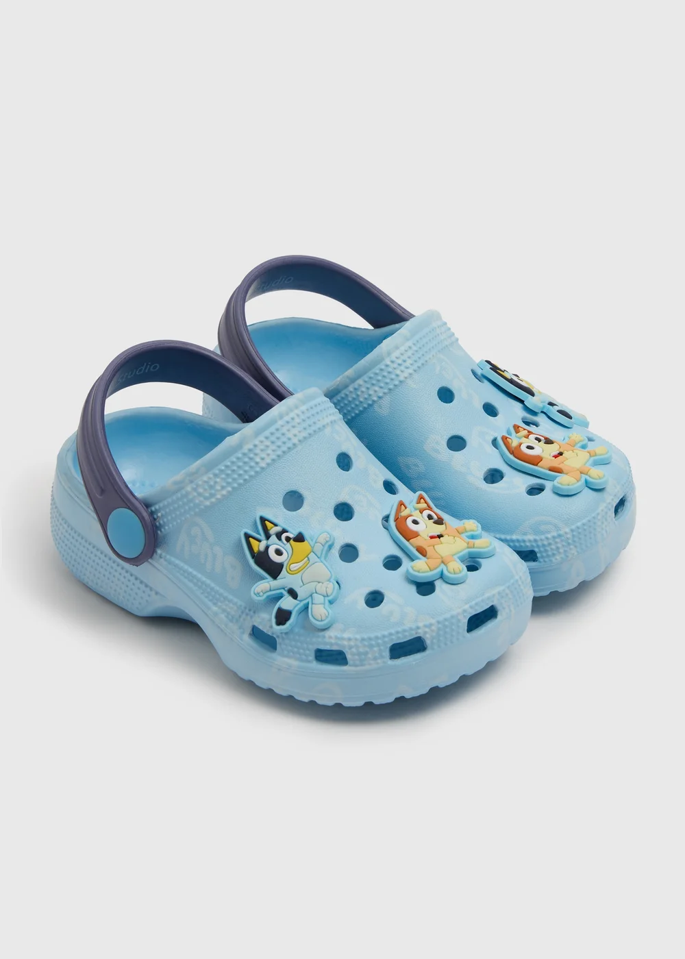 Bluey Kids Blue Badge Clogs (Younger 4-9) - Size 4 Infants Image 1