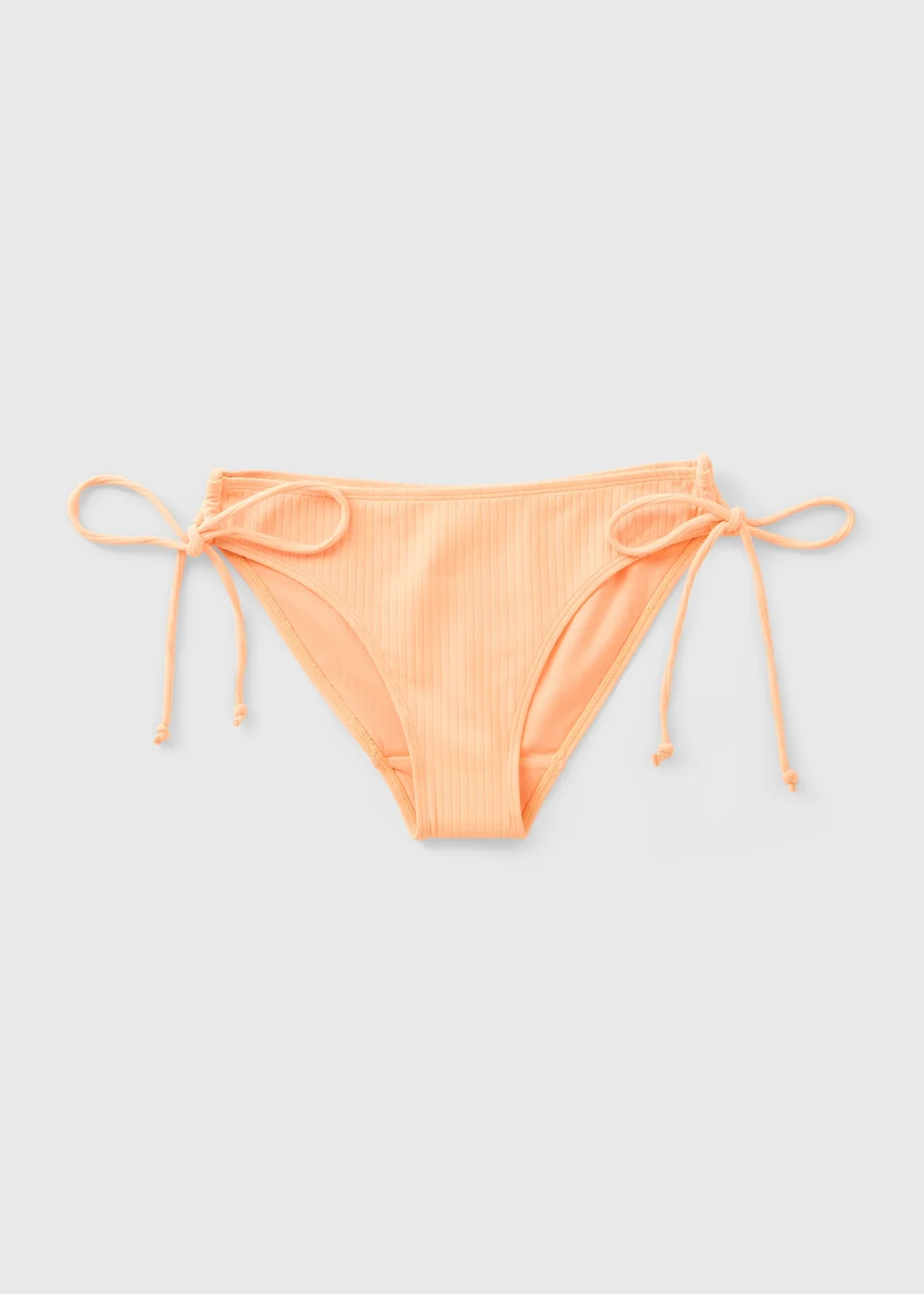 Orange Triangle Ribbed Bikini Briefs - 6 Image 4
