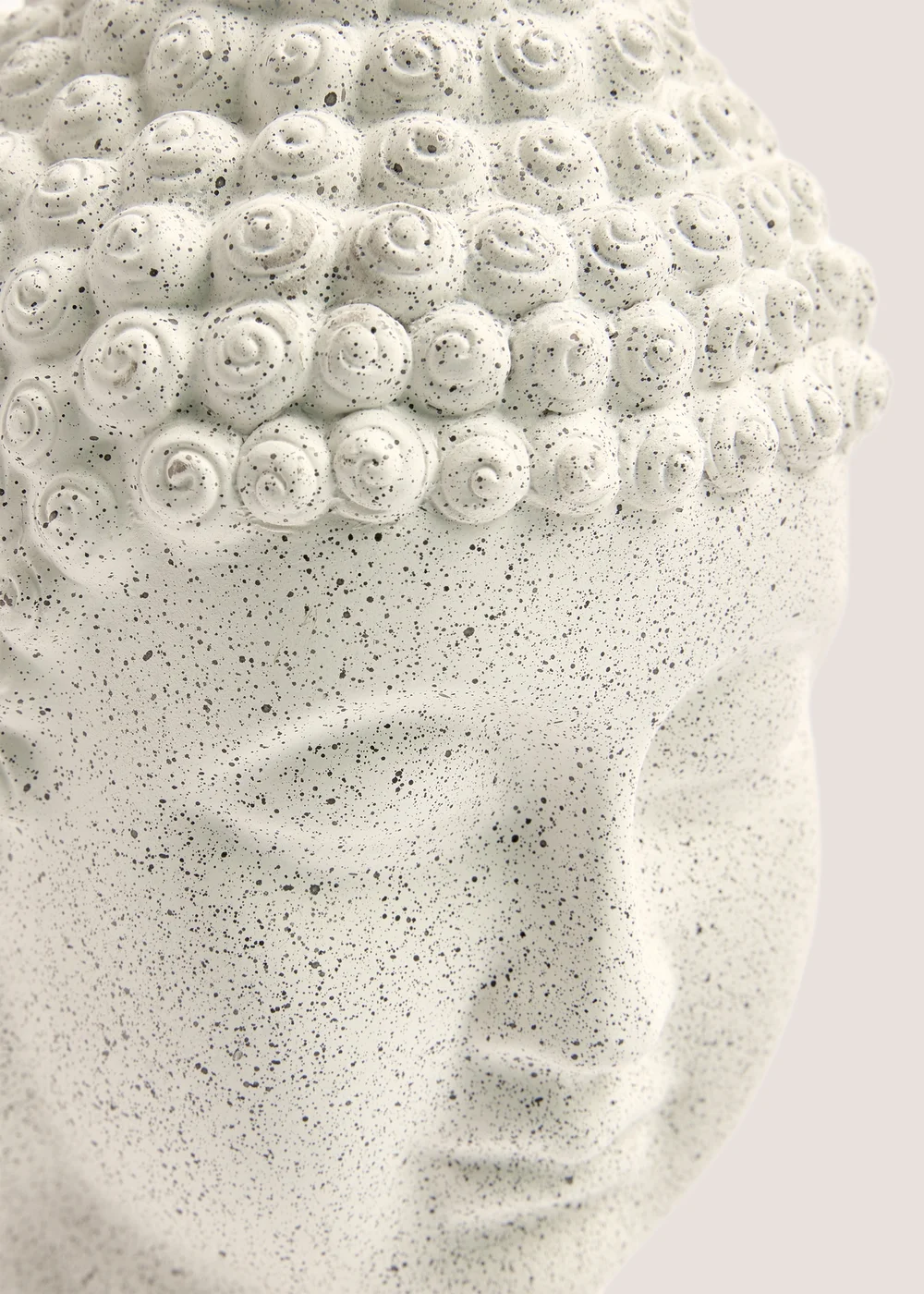 Cream Small Buddah Head (32x30x43cm) Image 2