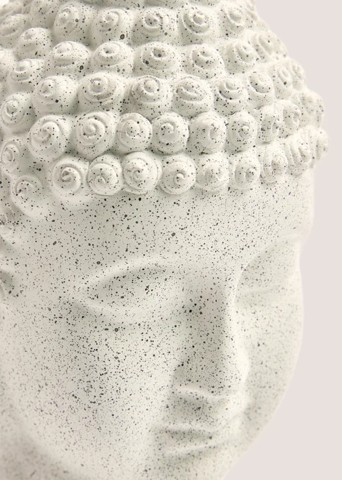 Cream Small Buddah Head (32x30x43cm) Image 2