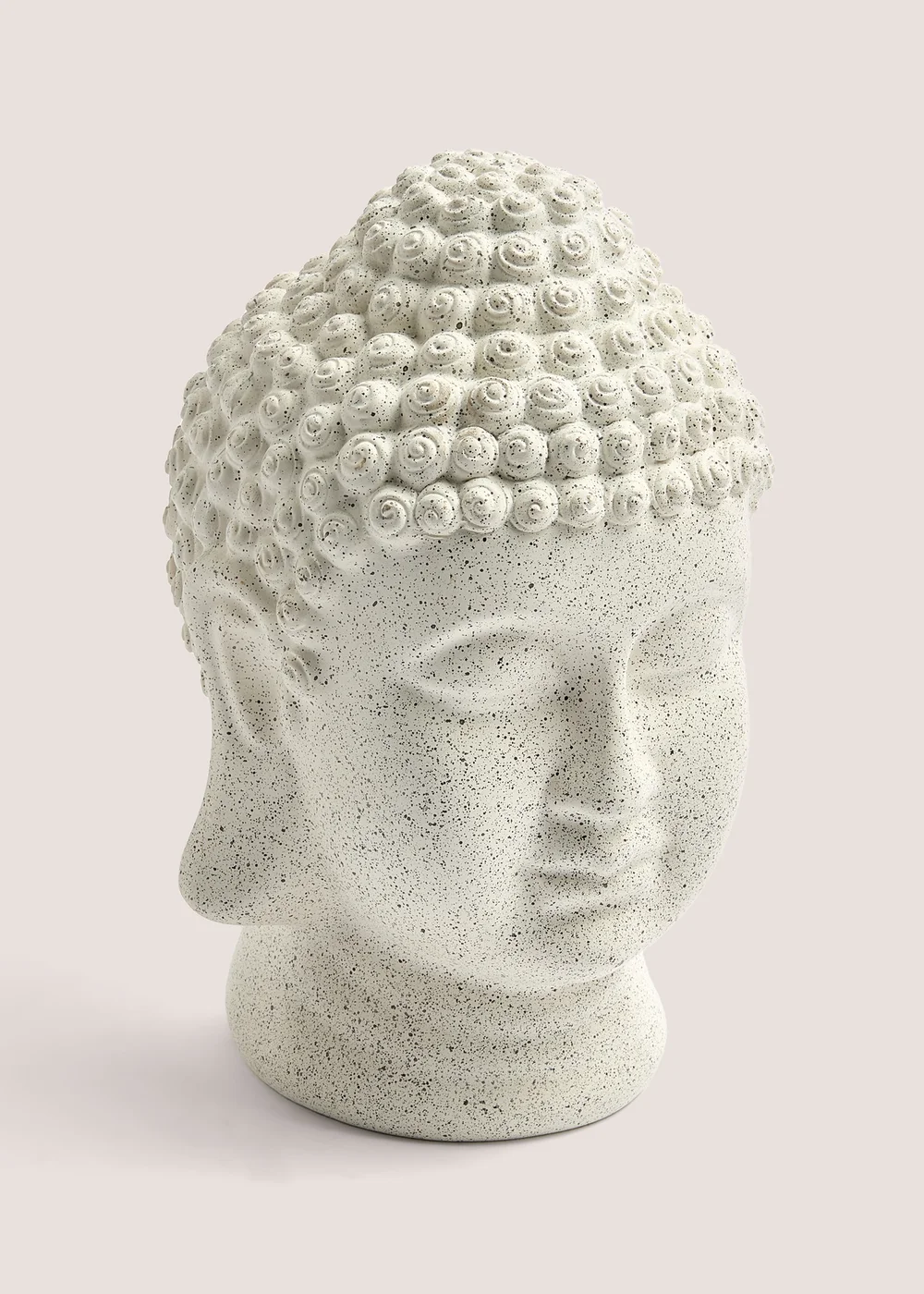 Cream Small Buddah Head (32x30x43cm) Image 1