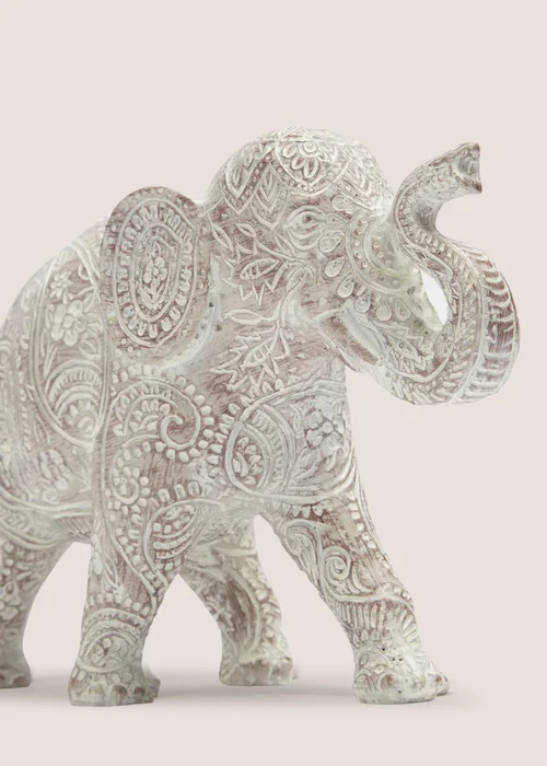 Grey Elephant Ornament (61cm x 28cm x 45cm) Image 2