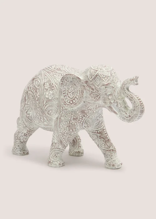 Grey Elephant Ornament (61cm x 28cm x 45cm) Image 1