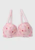 Pink Embroidered DD Coord Bra - 34DD Image 4
