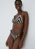 Black & Cream Crochet Bikini Bottoms - Size 6 Image 1