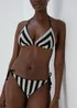 Black & Cream Crochet Bikini Bottoms - Size 6 Image 3
