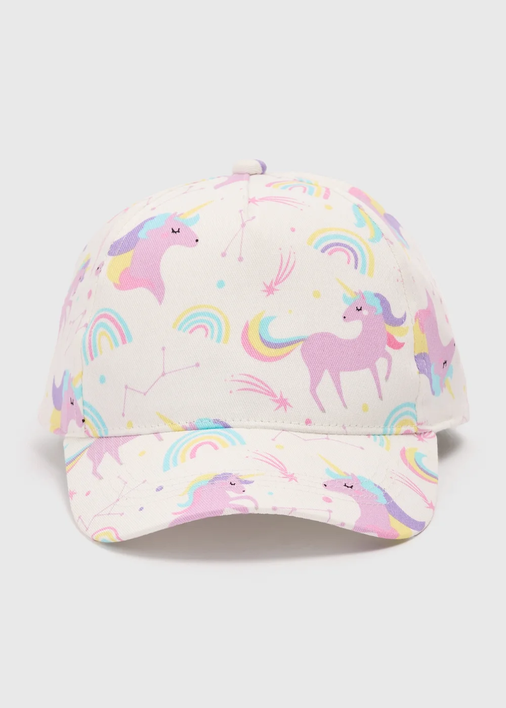 Kids Multicolour Unicorn Print Cap (3-10yrs) - Age 7-10 Years Image 1